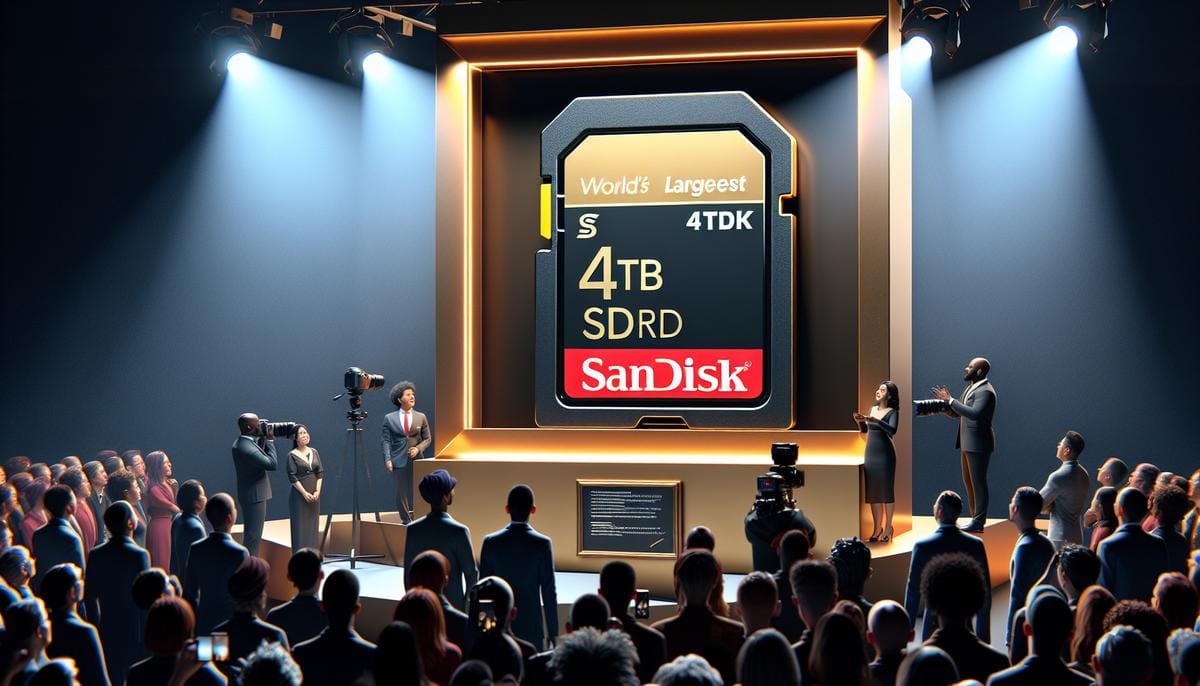 SanDisk Unveils World's Largest 4TB SD Card for Creative Professionals