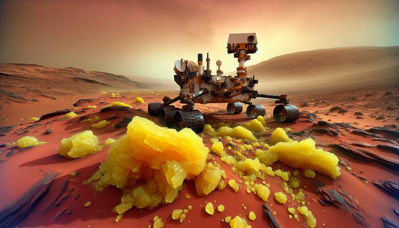 NASA's Curiosity Rover Discovers Pure Sulfur on Mars