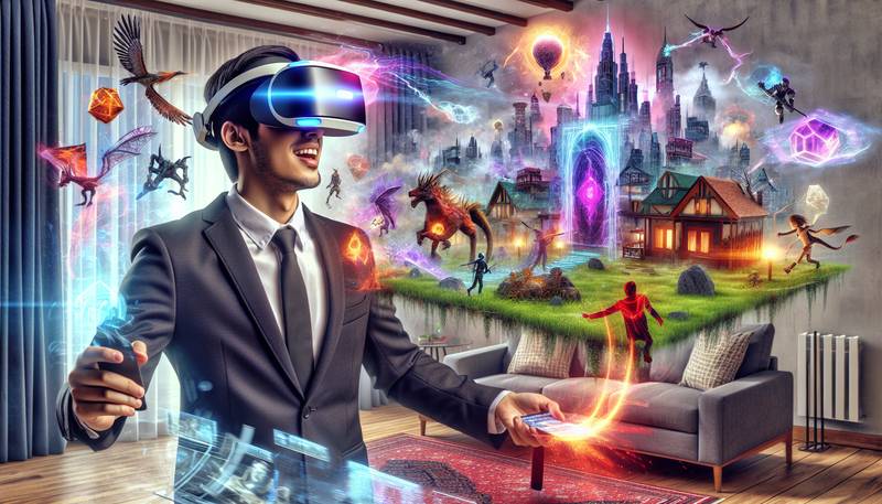 Augmented Reality Gaming: Blending Worlds