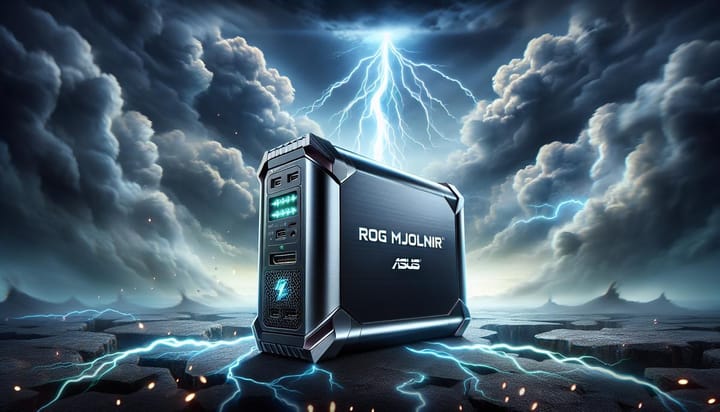 ASUS Launches Rog Mjolnir: The Portable Power Station Worthy of Thor