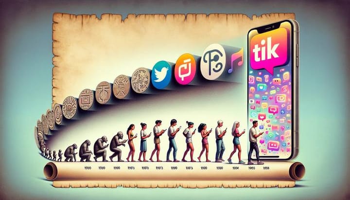 The Evolution of Social Networks: From Forums to TikTok