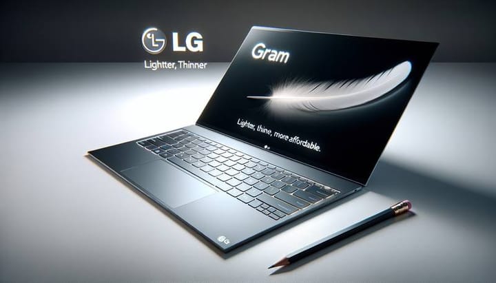 LG's New gram SuperSlim Laptop: Lighter, Thinner, and More Affordable